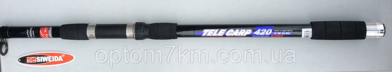Спінінг телескоп SWD Tele Carp 4,2 м, 3LBS, фото 1