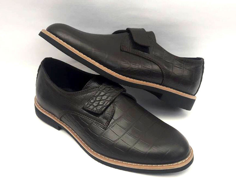 Підліткові туфлі шкіряні темно-коричневі 36, 37 розмір Uk0475