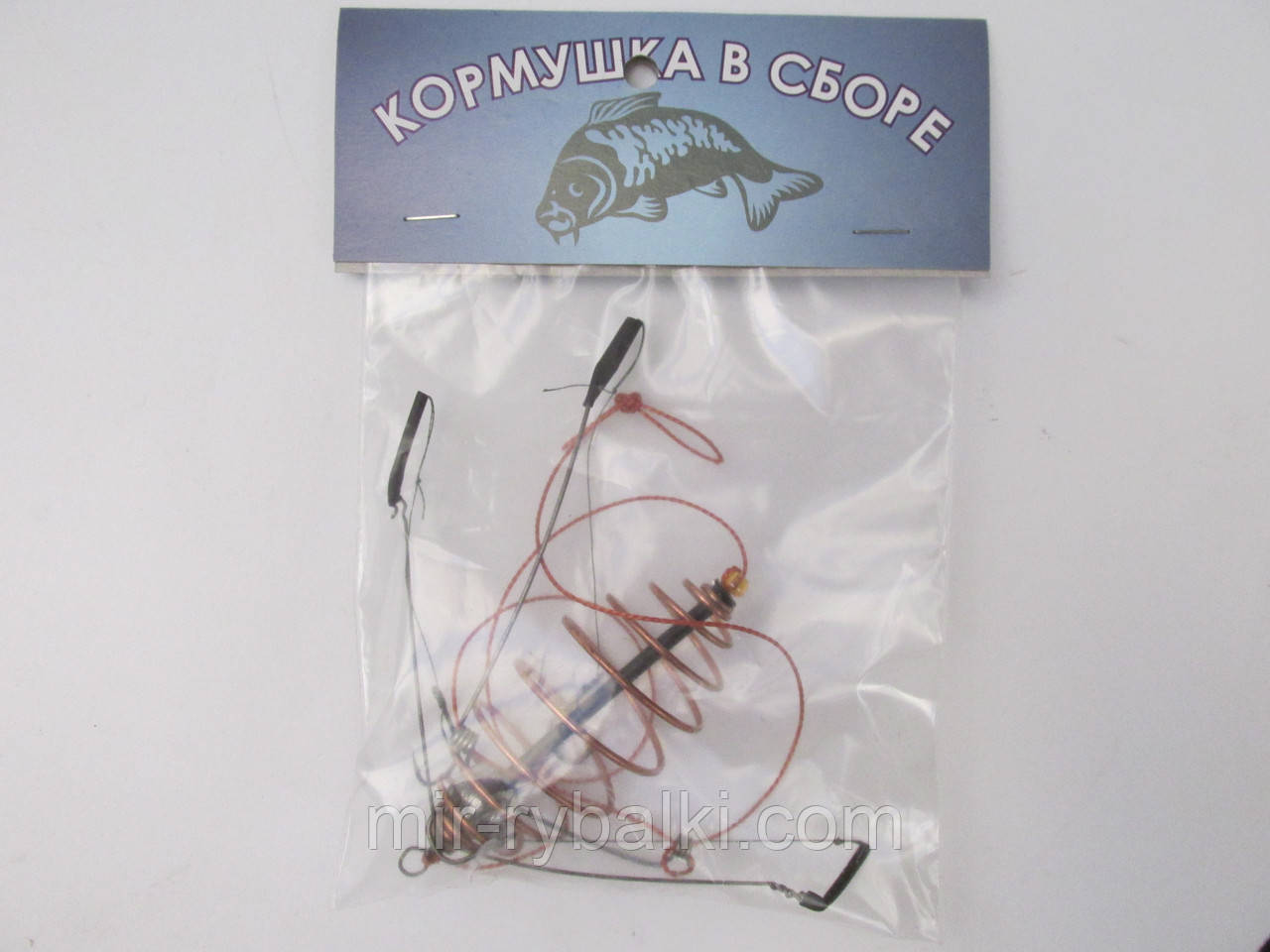 Снасть для лову коропа Пружина (3 гачки)