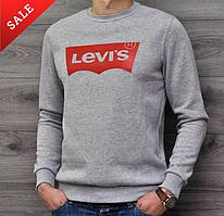 Чоловічий світшот (реглан) Levis, левіс сірий