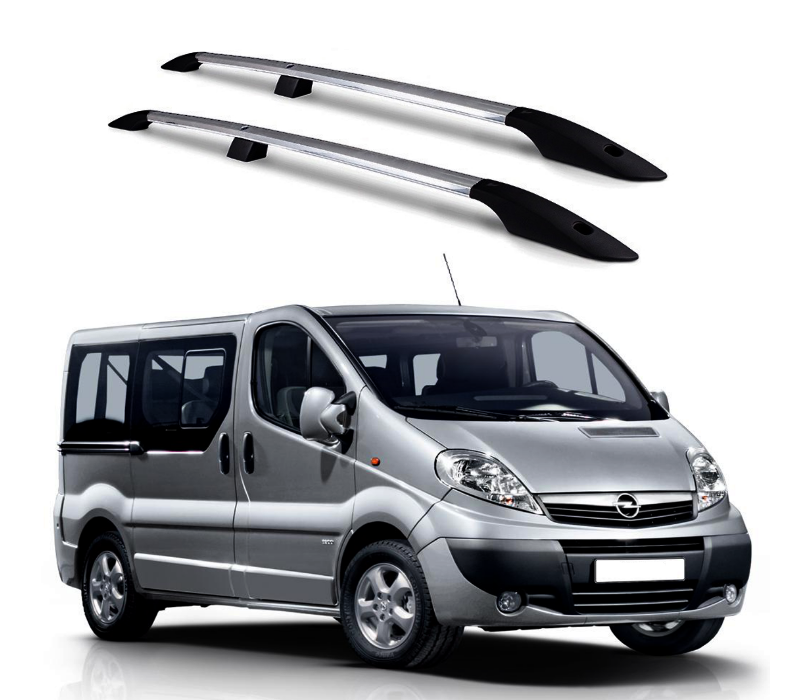 Рейлінги Opel Vivaro 2002-2015 з пластиковим кріпленням