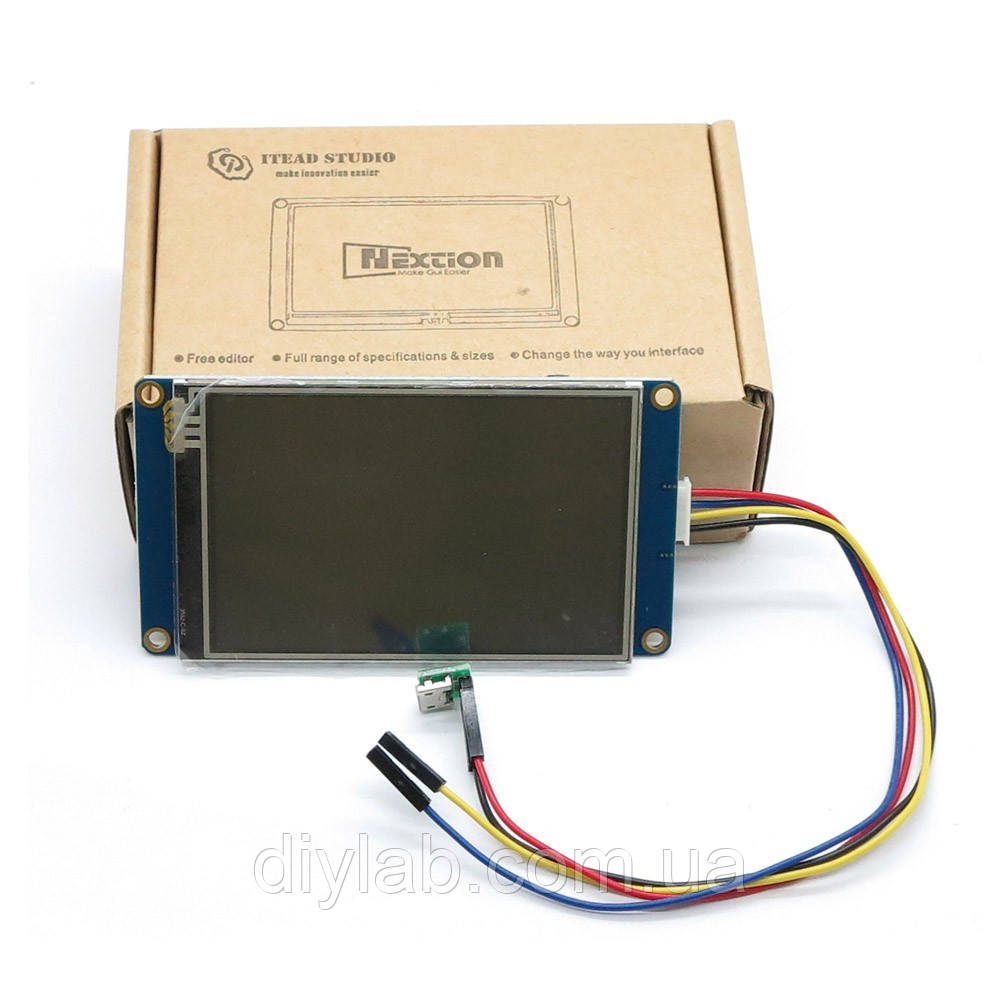 Дисплей Nextion NX4832T035 - 3.5" сенсорний HMI TFT LCD, фото 1