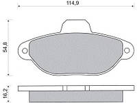 DBB 247.00 Тормозные колодки (передние) FIAT 46565733, LANCIA 9947468