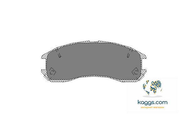 DBB 273.00 Гальмівні колодки (передні) FORD E92Z2001B, MAZDA G2113328Z