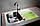 Мийка кухонна Alveus скляна 800ммх500ммх190мм чорна, фото 4