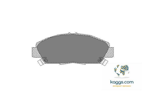 DBB 324.00 Гальмівні колодки (передні) HONDA Accord 45022SM4A00