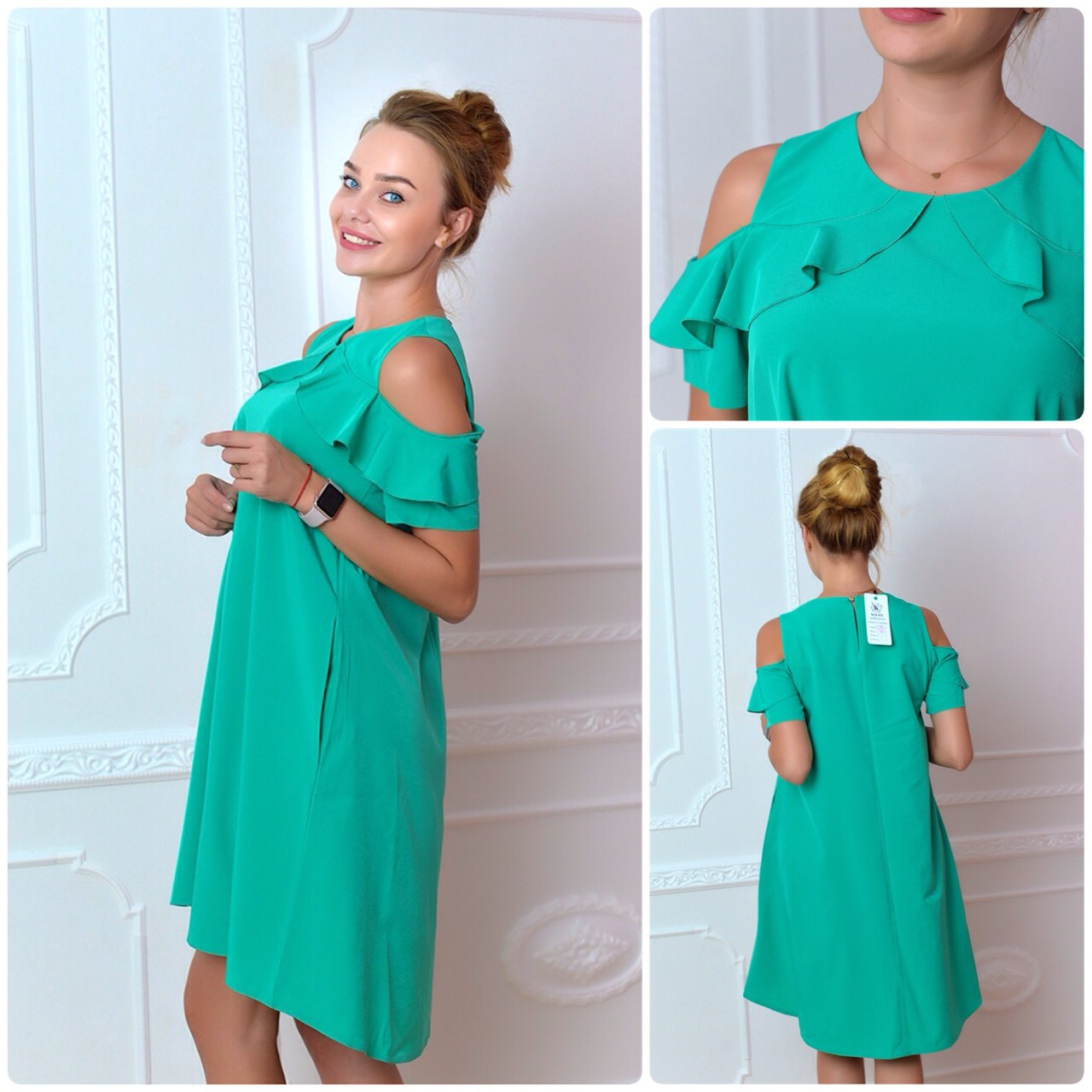 Сукня 785 смарагд