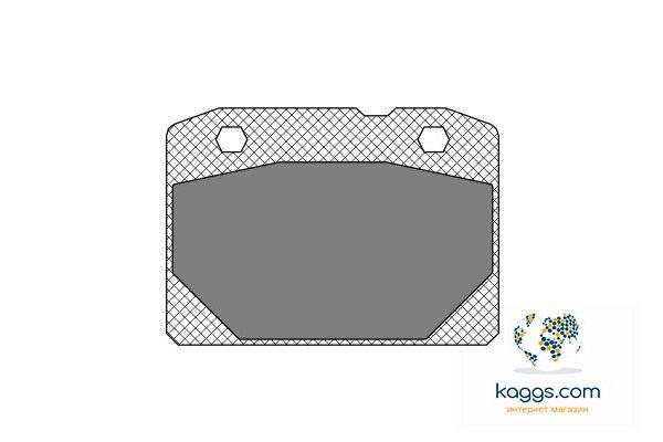 DBB 080.00 Гальмівні колодки (передні) Ваз 2101-2107 21013501089