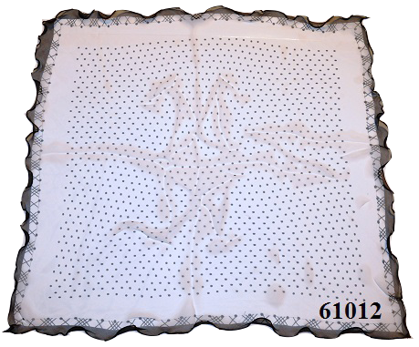 Жіночий шийний шифоновий хустку Україна (61012) Ніжний шийну хустку 60*60 (61012) 3