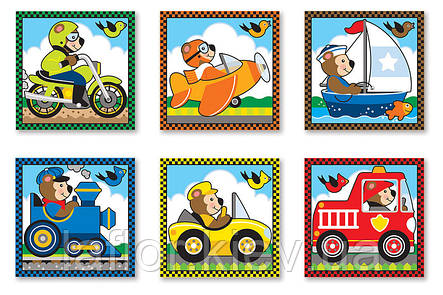 Іграшка дерев'яна Кубики Транспорт ТМ Melissa&Doug, фото 3