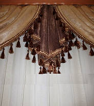 Комплект штори + ламбрікен No-101, фото 4