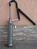 Ручний водяний насос колонка. Поршневий ручний насос для свердловини., фото 8