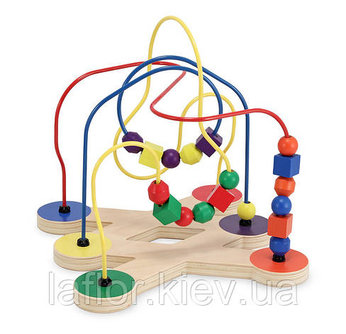 Класичний лабіринт із намистинами Melissa&Doug, фото 1