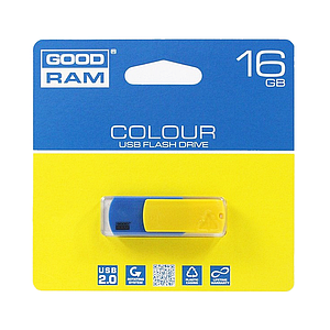USB Флешка Goodram COLOUR 16Gb Ukraine Blue/Yellow (UCO2-0160BYR11)