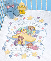 Набор для вышивания Dimensions 03171 Одеяльце "Маленькая звёздочка" Twinkle Twinkle Quilt