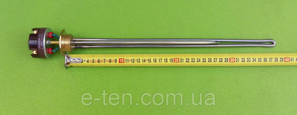 Тен неіржавка батарейка для алюмінієвої батареї 1000W (Туреччина) різь 1" з італійським термостатом Reco з термозахистом