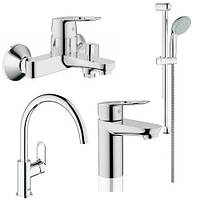 Акційний набір змішувачів GROHE BauLoop 123225K (23337000 + 32815000 + 27598000 + 31368000)