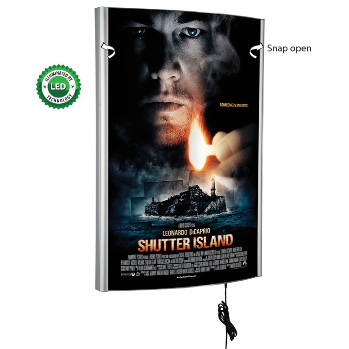 Вигнутий лайтбокс Convex LEDbox настінний, фото 1