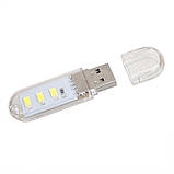 Мінісвітлодіодний ліхтарик, USB-лампа, брелок, LED світильник, нічник., фото 6