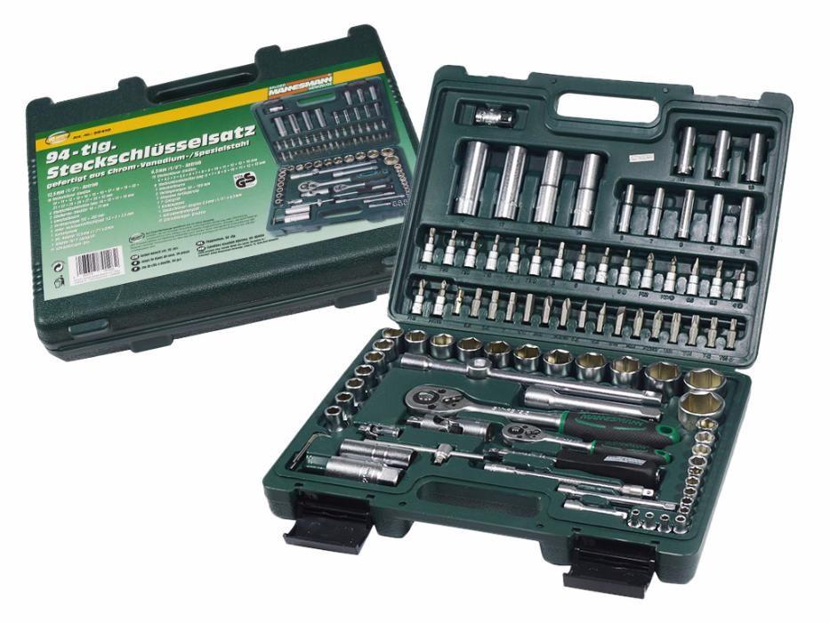 Набір інструментів Mannesmann 94 pcs M98410 Офіційно в Україні!, фото 1
