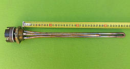 Тен мідний для чавунної батареї 2000 W (Італія) різь 1 1/4" з італійським термостатом Reco 20 А з термозахистом