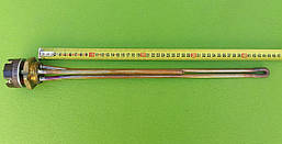 Тен мідний для чавунної батареї 2500W (Італія) різь 1 1/4" з італійським термостатом Reco 20 А з термозахистом