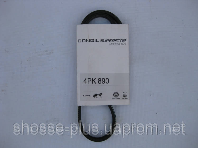 Ремінь генератора 4PK890