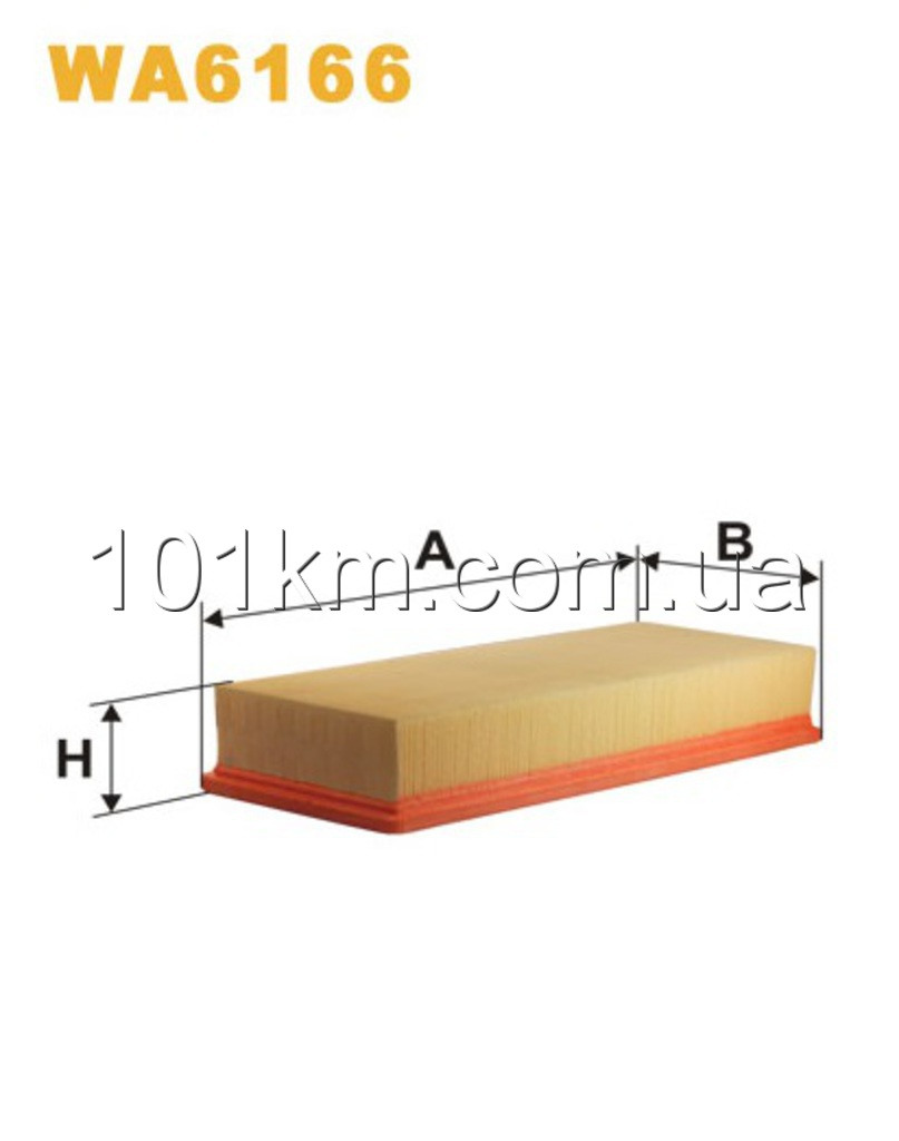 Фільтр повітряний WIX WA6166 (AP004)