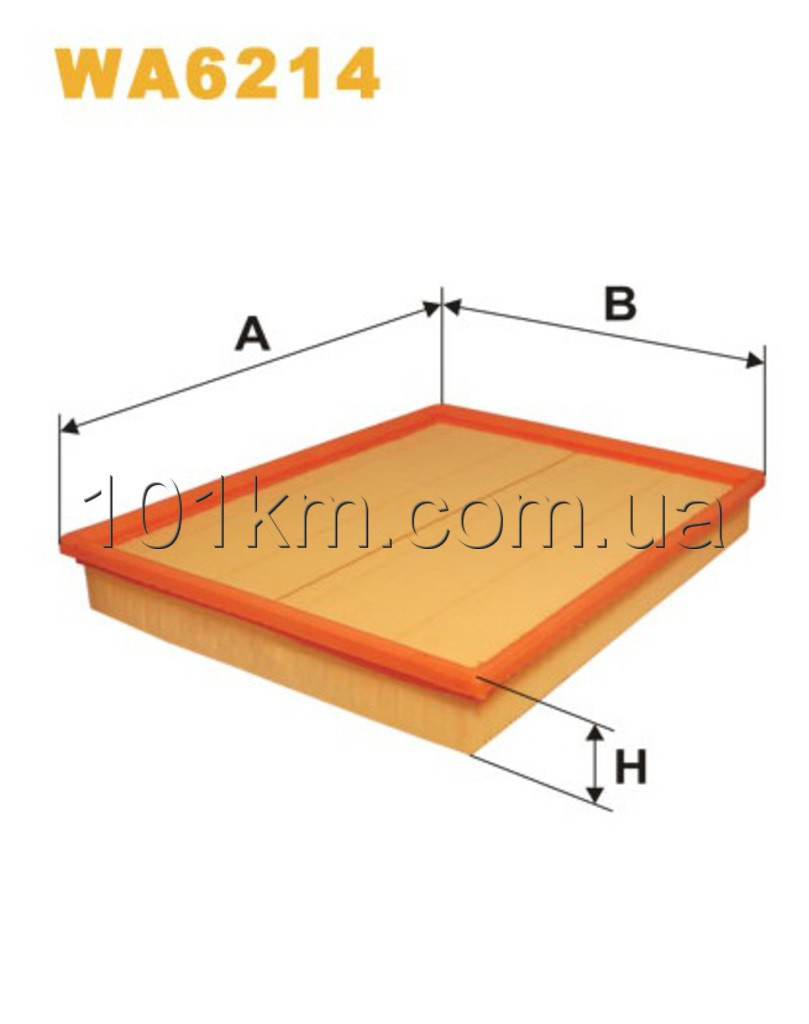 Фільтр повітряний WIX WA6214 (AP051)