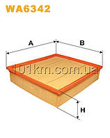 Фільтр повітряний WIX WA6342 (AP157)