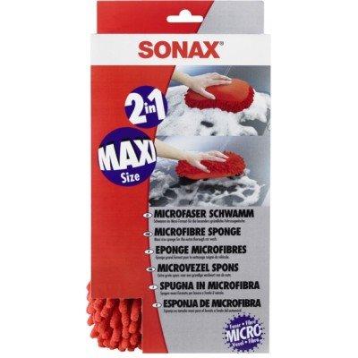 Губка з мікрофібри для миття автомобіля SONAX 2in1