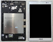 Дисплей + сенсор планшета Asus ZenPad 8.0 Z380C Wi-Fi, ZenPad 8.0 Z380KL білий + передня панель