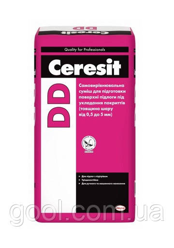 Наливной пол Ceresit DD (Церезит ДД) самовыравнивающийся толщиной от 0 ...