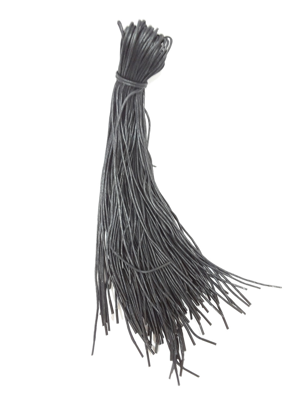 Шнурки для взуття з просоченням Чорні 70см, фото 1