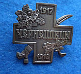 Знак ЧОРНЕЦИЦІ 1918 Білий рух муляж, фото 2