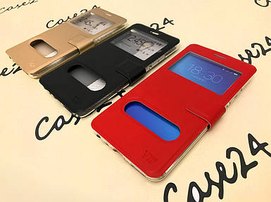 Шкіряний чохол-книжка VIP для Meizu M5 Note (3 кольори)