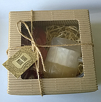 Подарочный набор сувенирного мыла Бокал пива и два рака