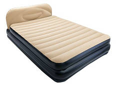 Надувне ліжко зі спинкою і вбудованим насосом BESTWAY 226х152х74 см (67483)