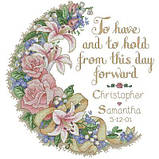 Набор для вышивания Dimensions 03892 Иметь и держать To Have and To Hold Wedding Record, фото 2