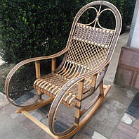 Плетёное кресло-качалка