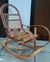 Плетеная кресло-качалка