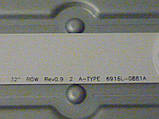 Світлодіодні LED-лінійки 32" ROW Rev0.9 2 (A_B)-TYPE (Б/В)  (матриця LC320DXN-SEU2), фото 3