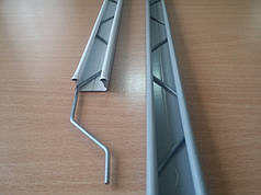 Комплект Профіль Зигзаг 0,5 мм і пружина (профіль оцинкований і пружина оцинкована)