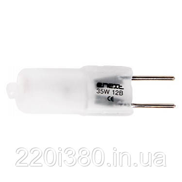 Лампа галогенна e.halogen.jc.g4.12.35.frost матова, патрон G4, 12V, 35W