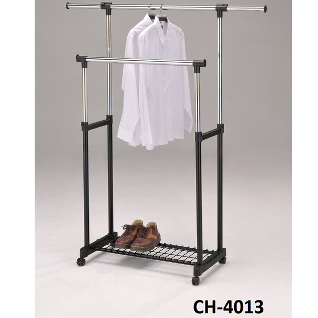 Подвійна стійка для одягу з телескопічними штангами W-85 "СН-4013"»