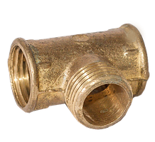 Трійник 1/2" внутрішня — нудотна, нудотна різь бронза