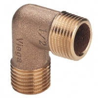 Кут 1/2" зовнішня наручна різь бронза