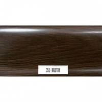 Плінтус ТІС Економ з коэкструзиею Каштан 2,5 м