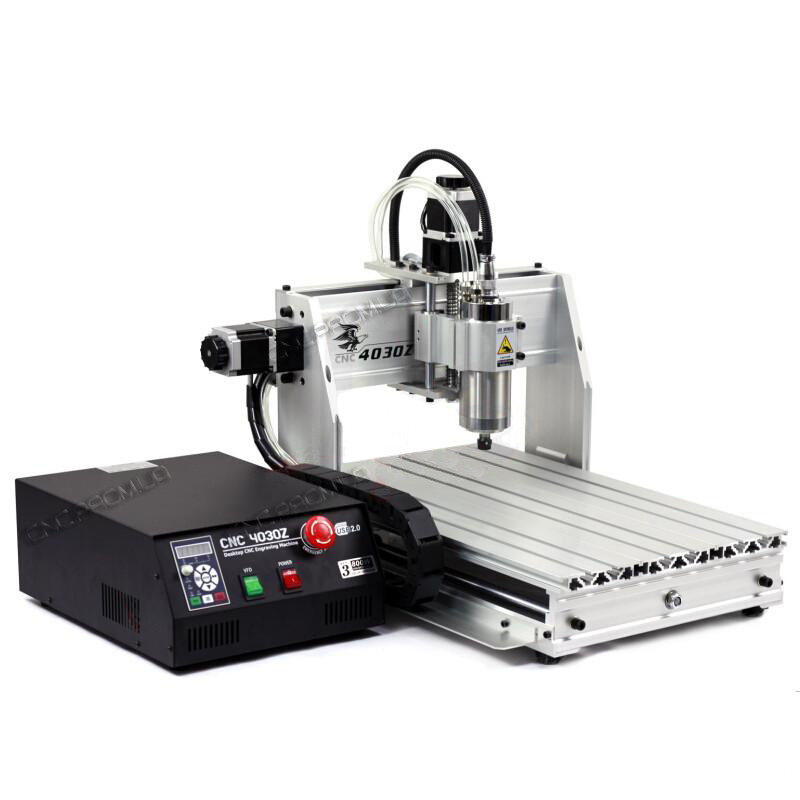 300х400 верстат із ЧПК, на 3 осі, 0,8 кВт, фрезерно-гравірувальний з водяним охолодженням, LPT , КГП + VFD