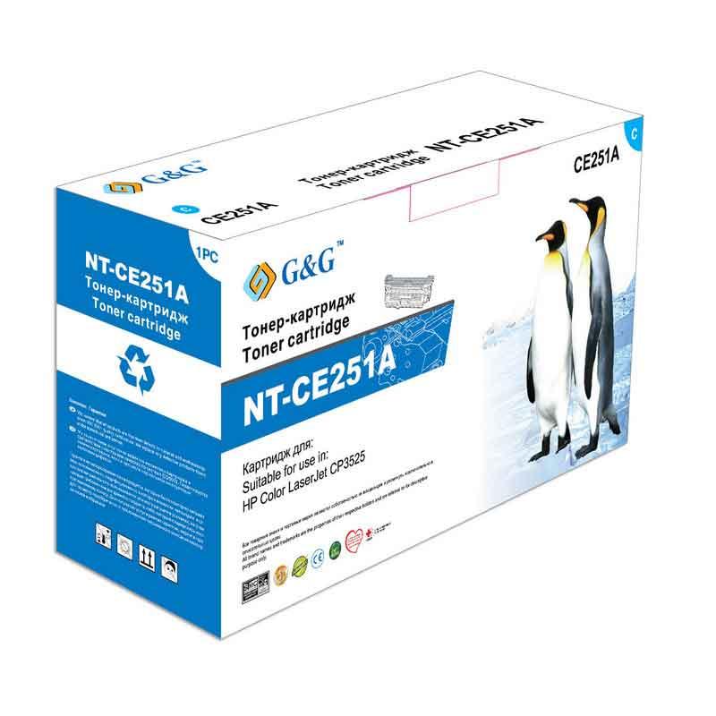Картридж аналог HP CE251A і Canon 723 Cyan (G&G NT-CE251A)